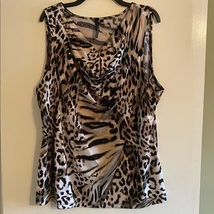 Animal Print Tank Top